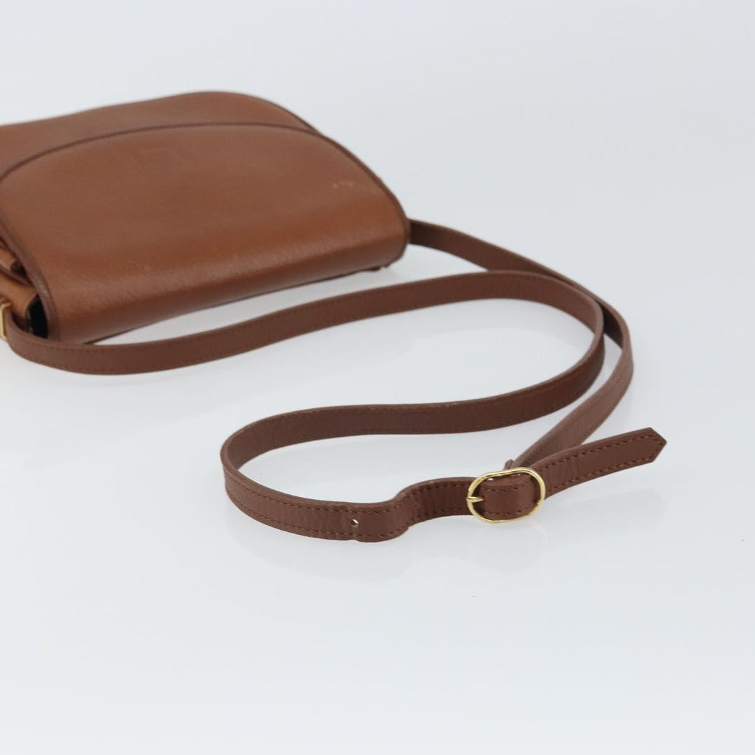 Burberry Vintage Flap Crossbody Bag Leather