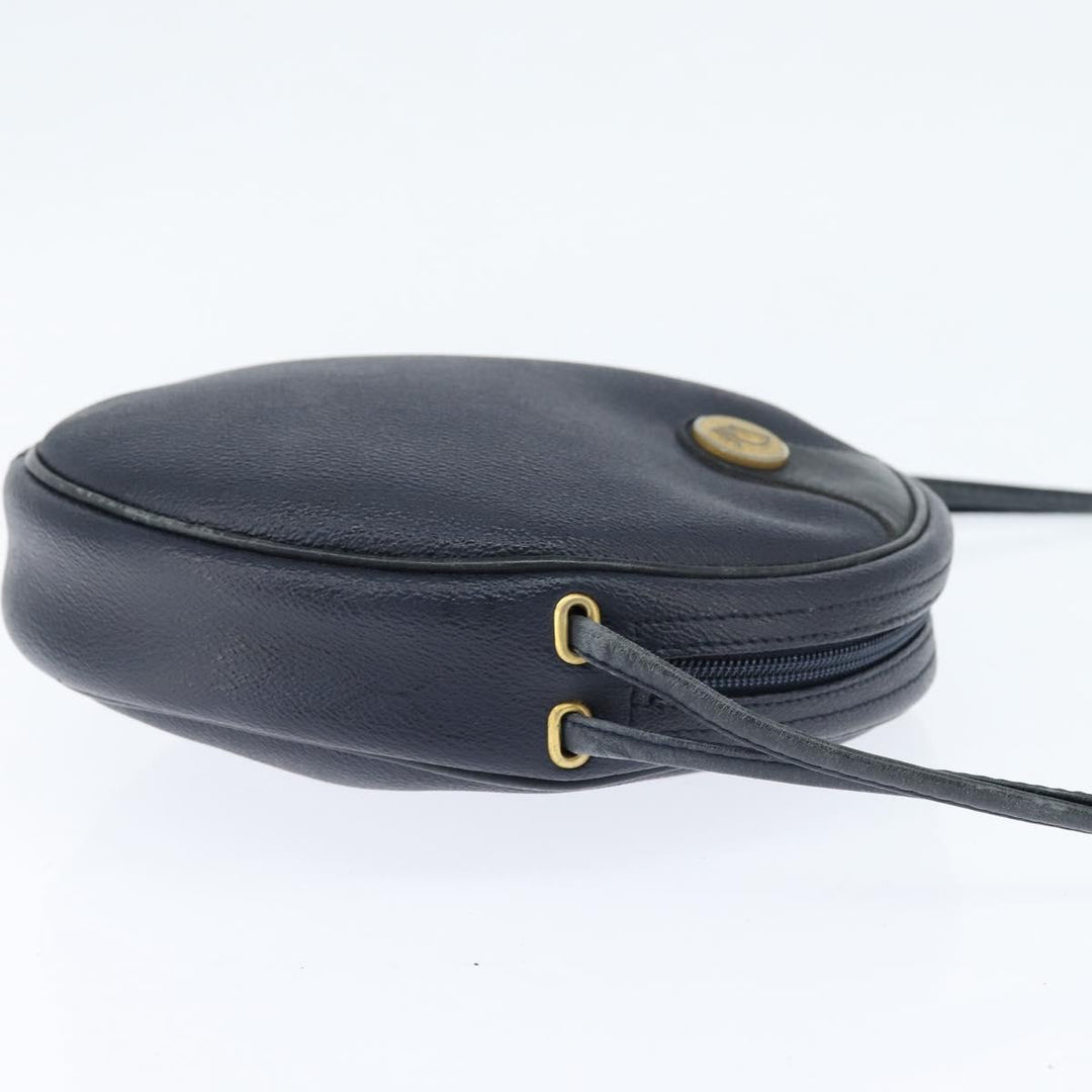 Christian Dior Vintage Honeycomb Shoulder Bag Canvas and Leather