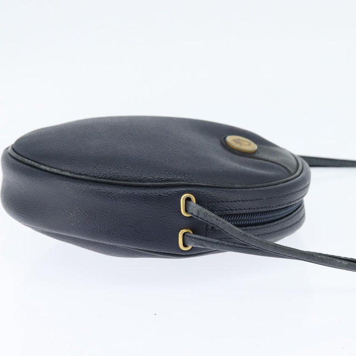 Christian Dior Vintage Honeycomb Shoulder Bag Canvas and Leather