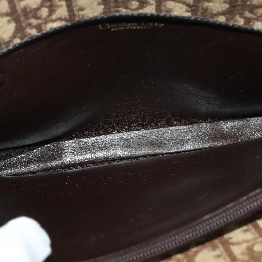 Christian Dior Vintage Trotter Handbag Canvas