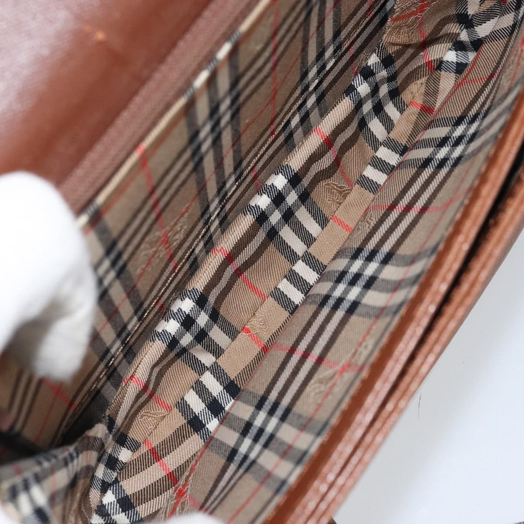 Burberry Flap Shoulder Bag Leather