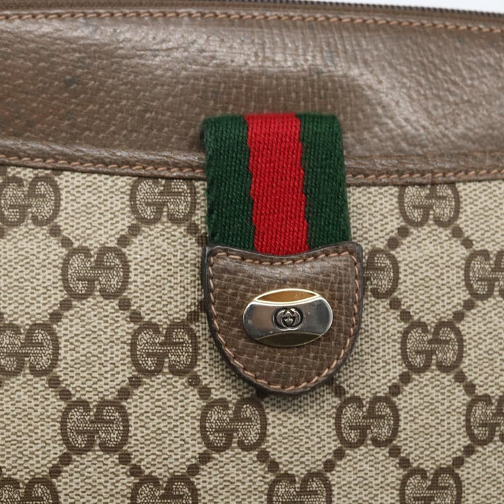 Gucci Vintage Web Crossbody Bag GG Coated Canvas