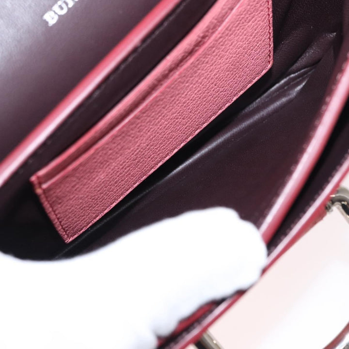 Burberry D-Ring Shoulder Bag Leather