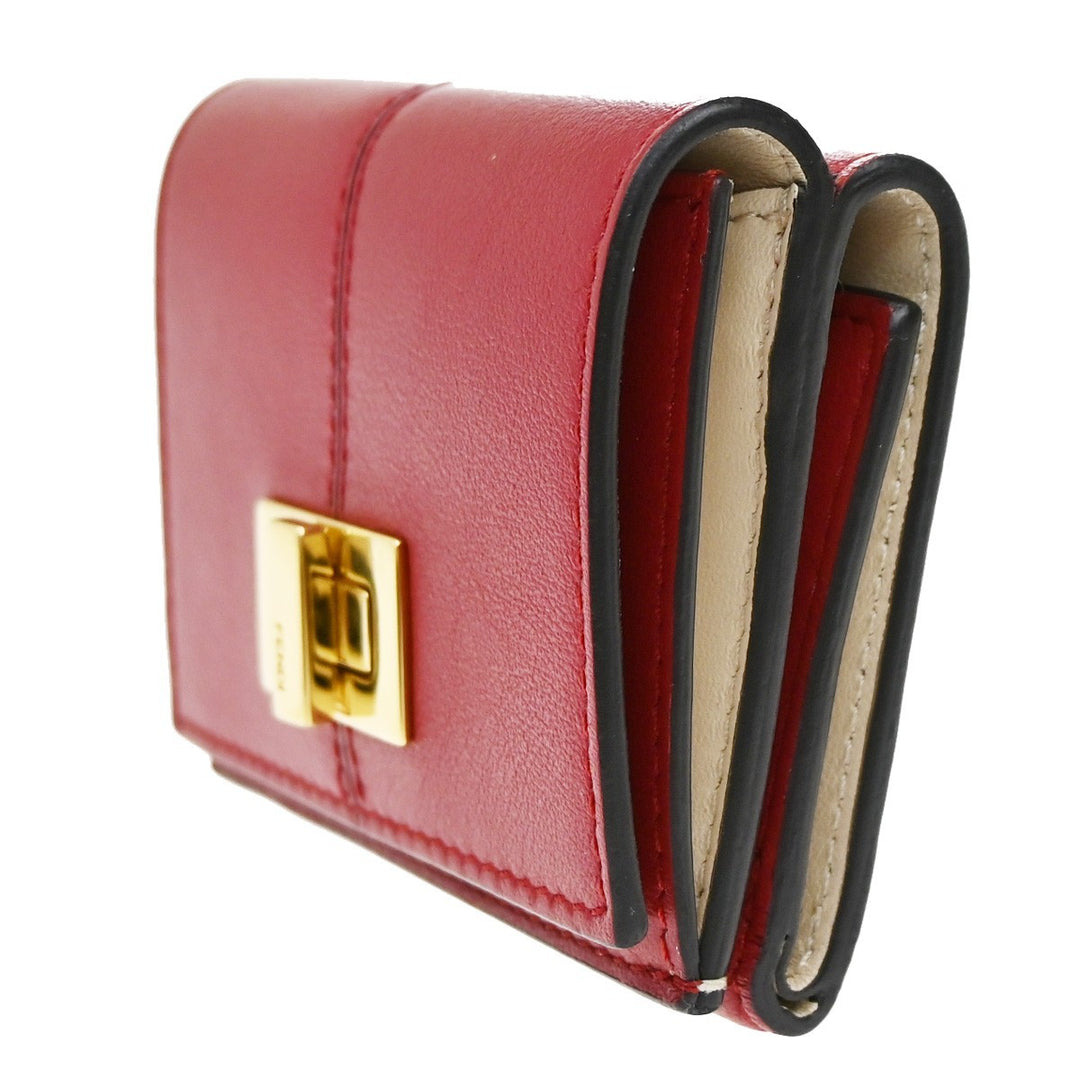 Fendi Peekaboo Wallet Leather