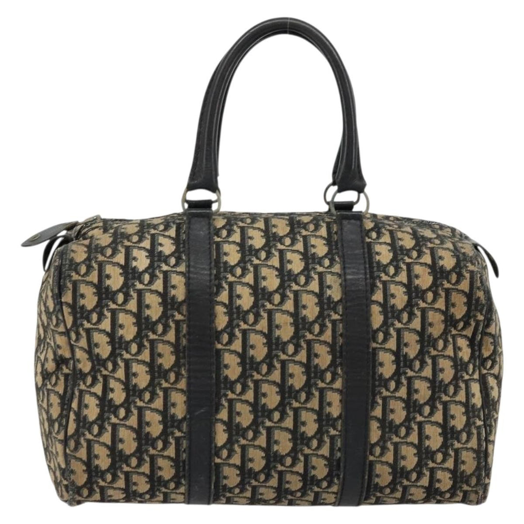 Christian Dior Vintage Trotter Handbag Canvas
