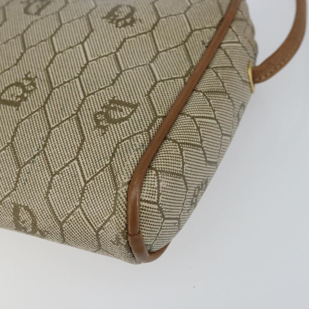 Christian Dior Vintage Honeycomb Shoulder Bag Canvas
