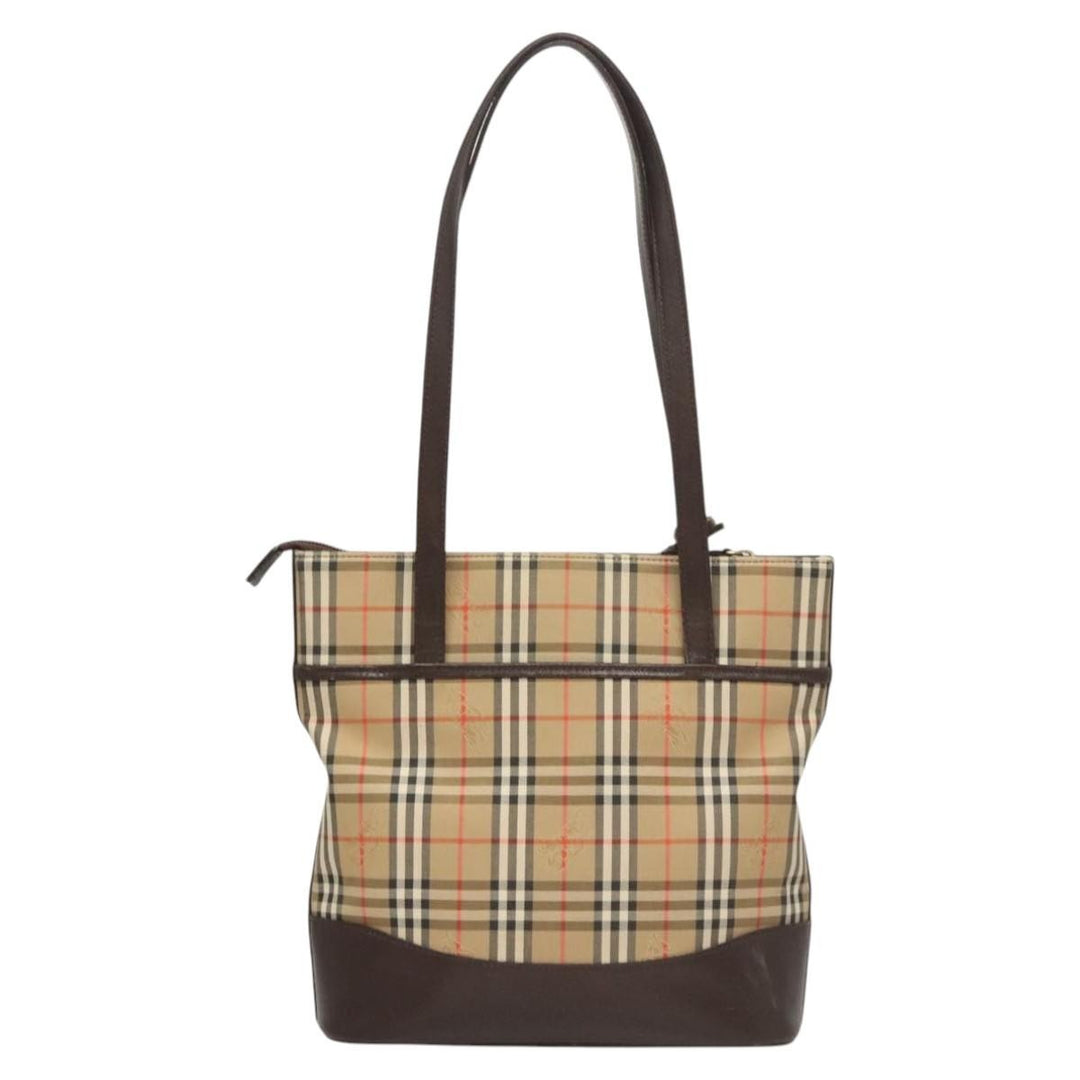 Burberry Nova check Shoulder bag Canvas and Leather