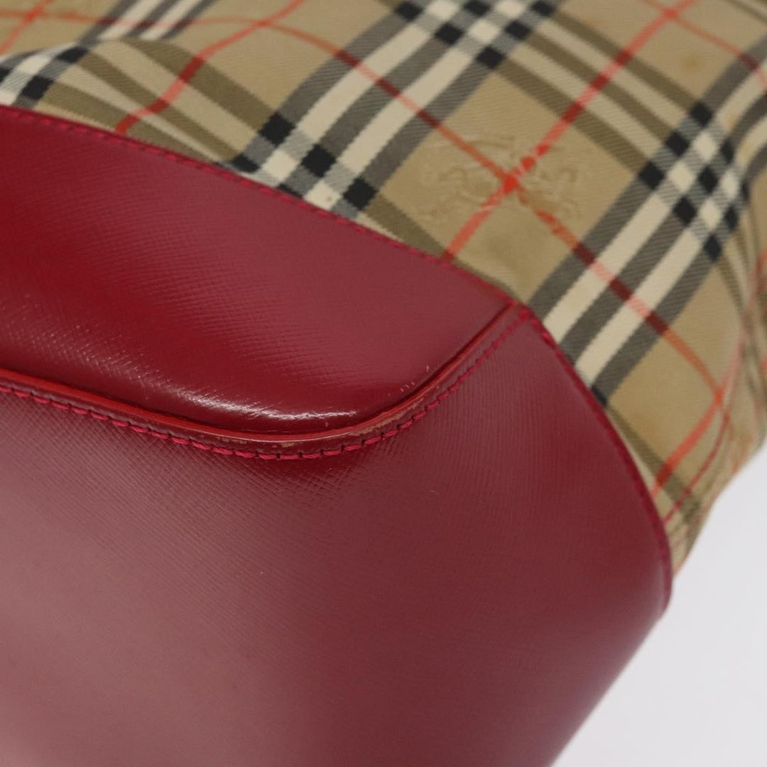 Burberry Nova Check Tote Canvas and Leather