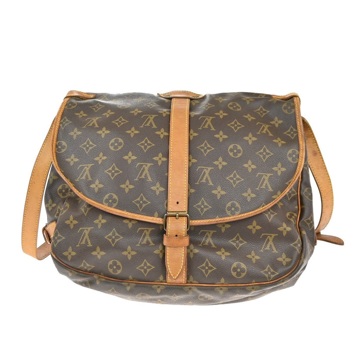 Louis Vuitton Saumur Handbag Monogram Canvas