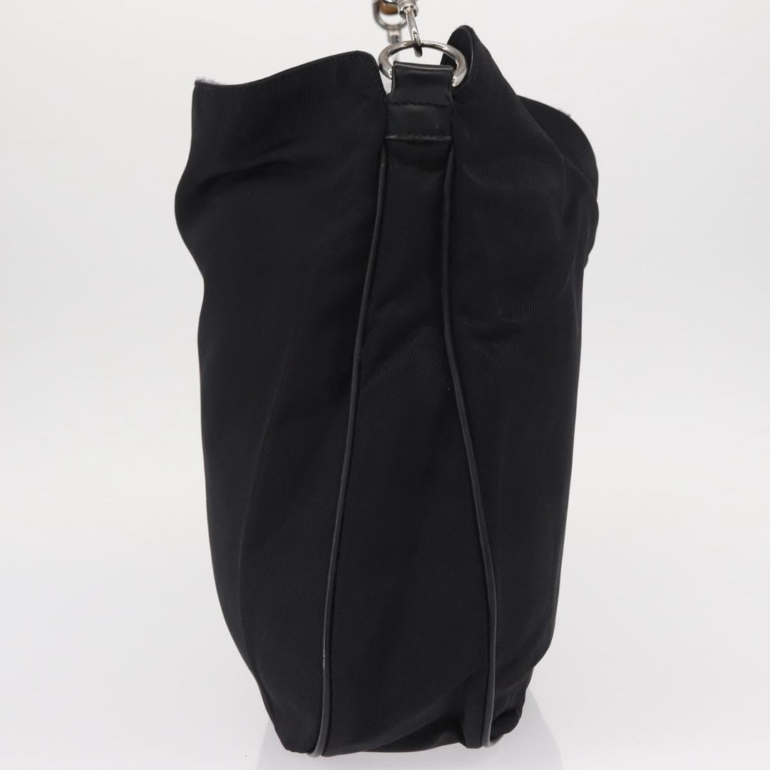 Gucci Vintage Bamboo Shoulder Bag Canvas