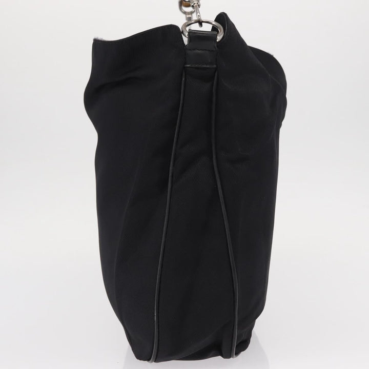 Gucci Vintage Bamboo Shoulder Bag Canvas