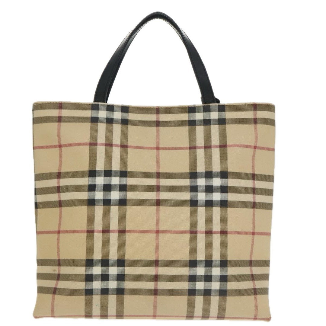 Burberry Nova Check Tote Canvas and Leather