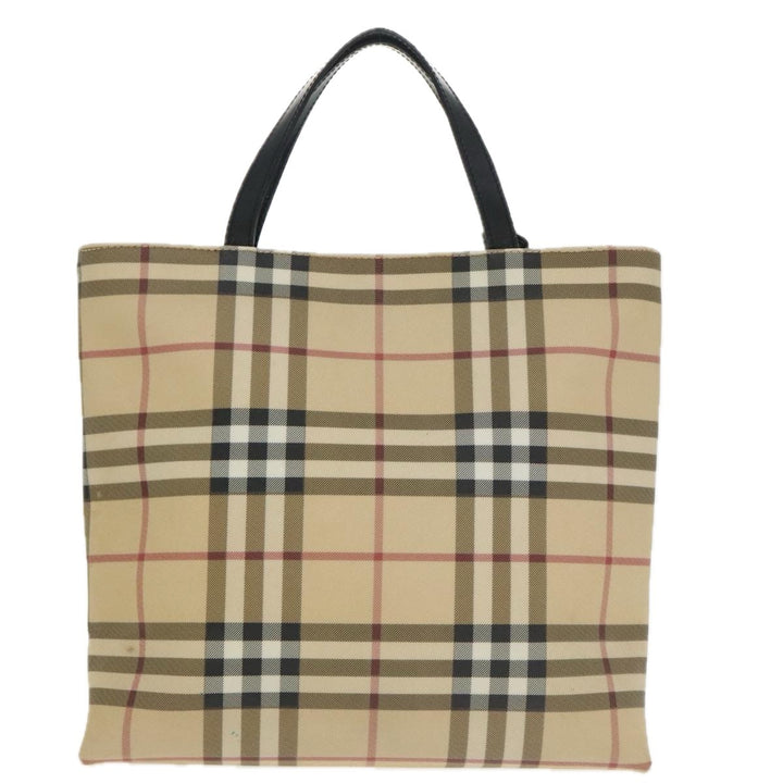 Burberry Nova Check Tote Canvas and Leather