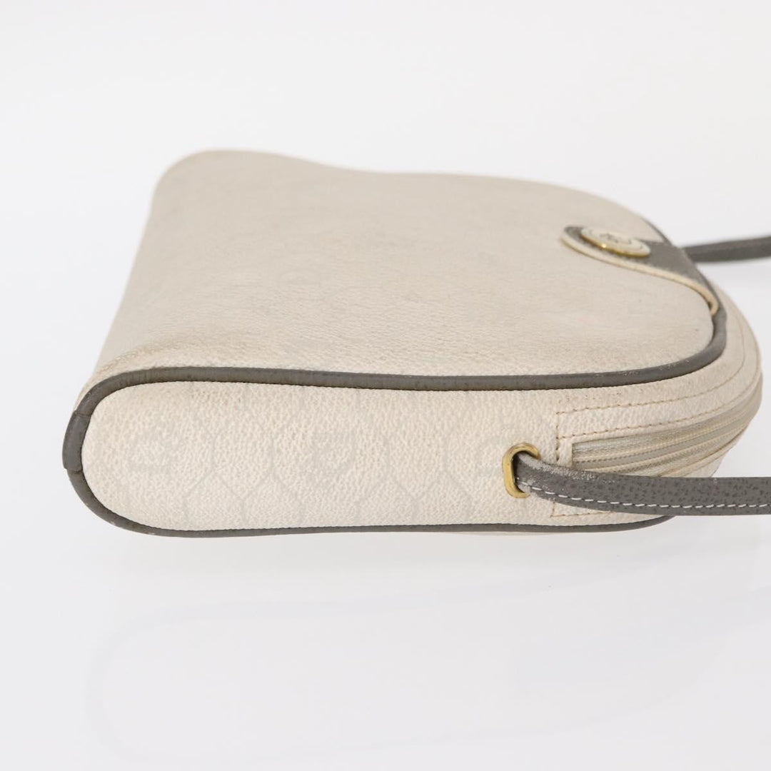 Christian Dior Vintage Honeycomb Shoulder Bag Canvas