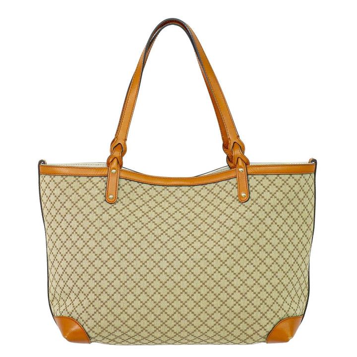 Gucci Craft Tote Diamante Canvas with Leather