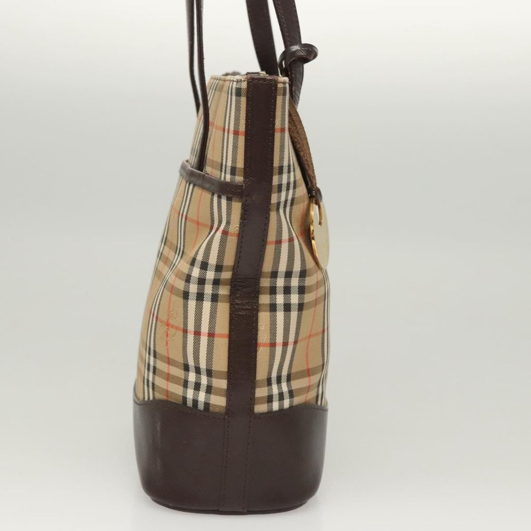 Burberry Nova check Shoulder bag Canvas and Leather