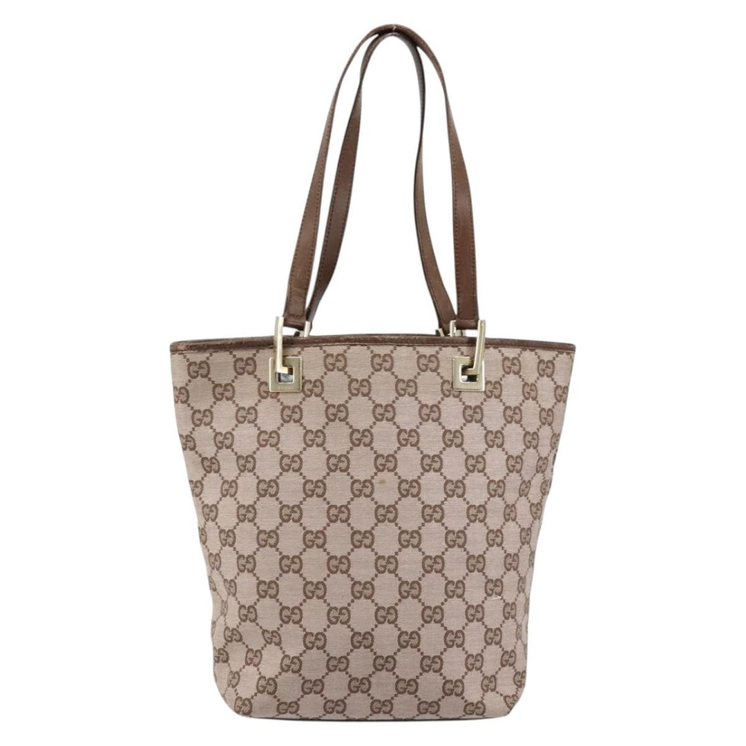 Gucci Vintage Bucket Shopping Tote GG Canvas