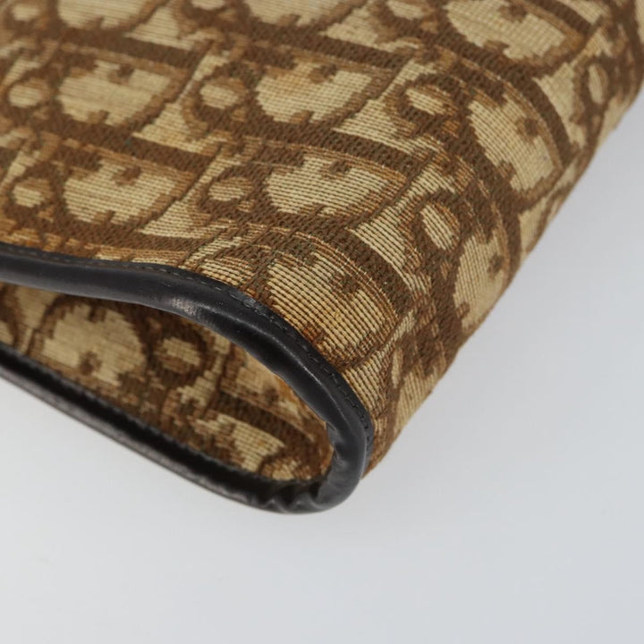 Christian Dior Vintage Trotter Shoulder Bag Canvas