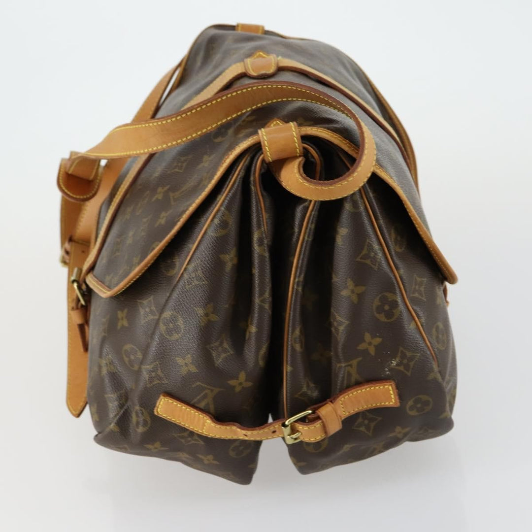 Louis Vuitton Saumur Handbag Monogram Canvas