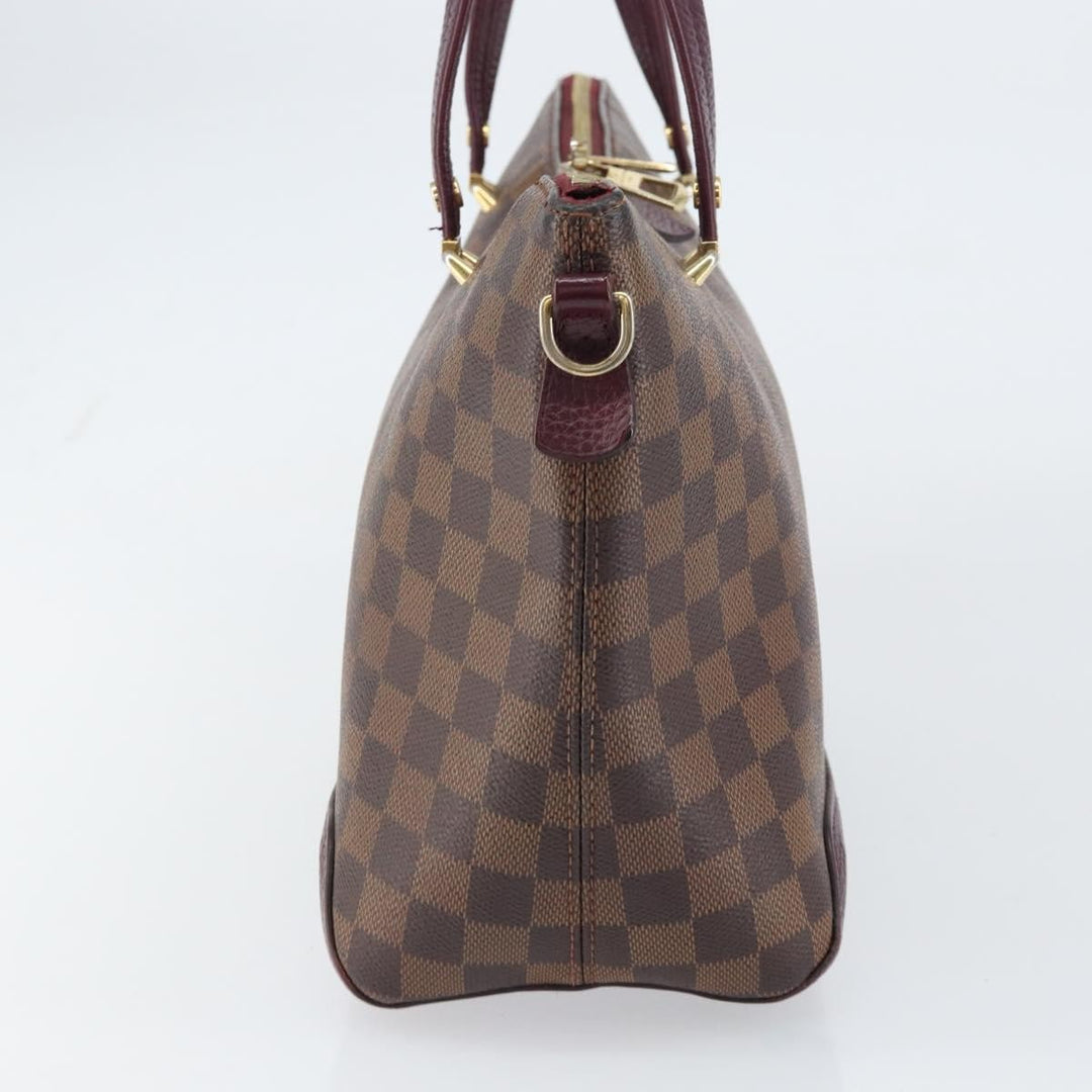 Louis Vuitton Hyde Park Handbag Damier with Leather