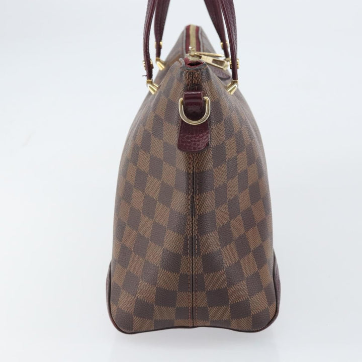 Louis Vuitton Hyde Park Handbag Damier with Leather