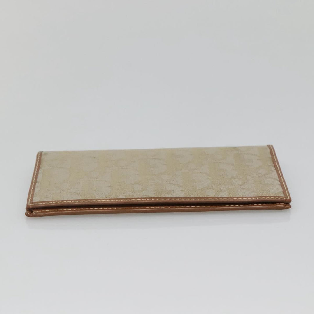 Christian Dior Trotter French Wallet Diorissimo Canvas