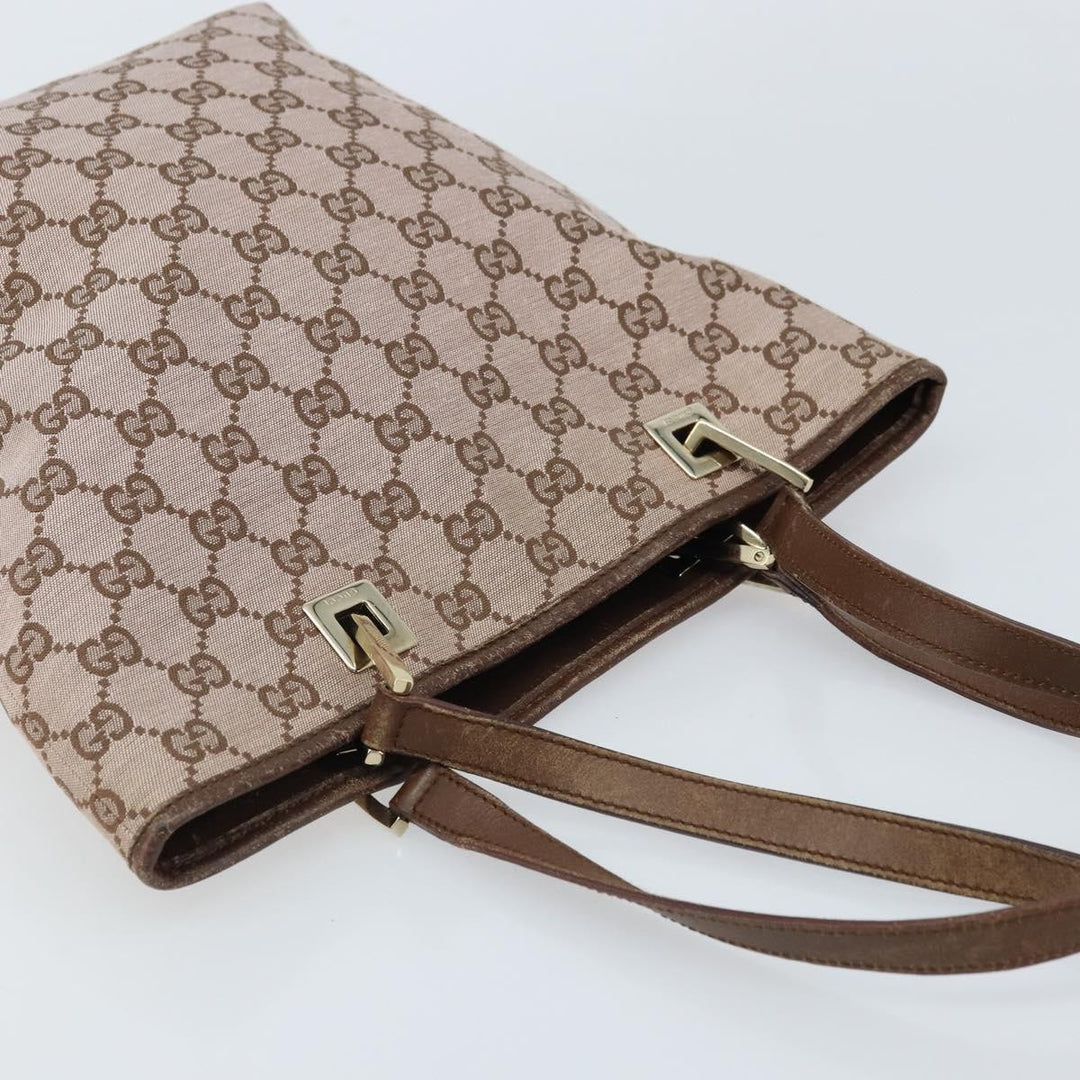 Gucci Vintage Bucket Shopping Tote GG Canvas
