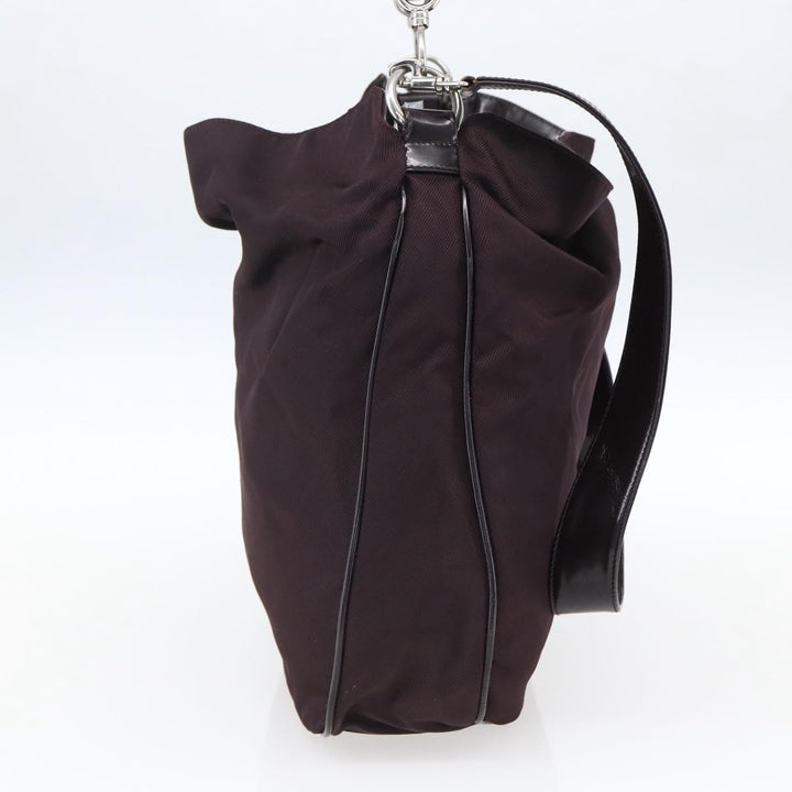 Gucci Vintage Bamboo Handle Bag Nylon