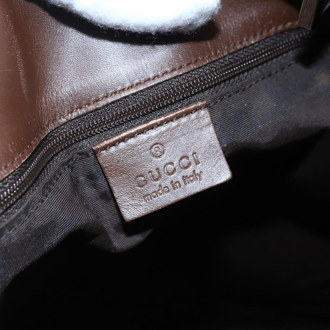 Gucci Vintage Bucket Shopping Tote GG Canvas
