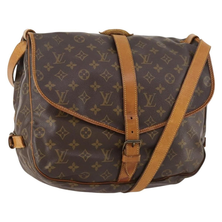 Louis Vuitton Saumur Handbag Monogram Canvas