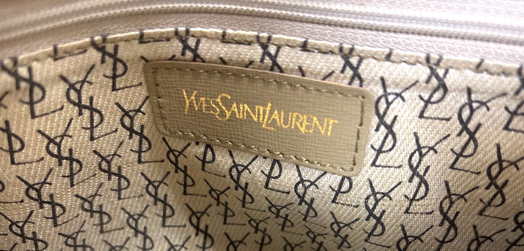 Saint Laurent Vintage Shoulder Bag PVC Leather