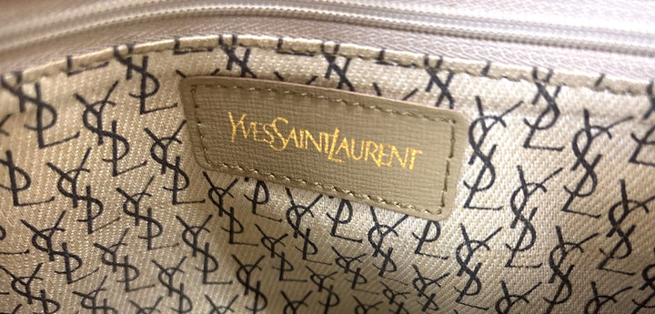 Saint Laurent Vintage Shoulder Bag PVC Leather