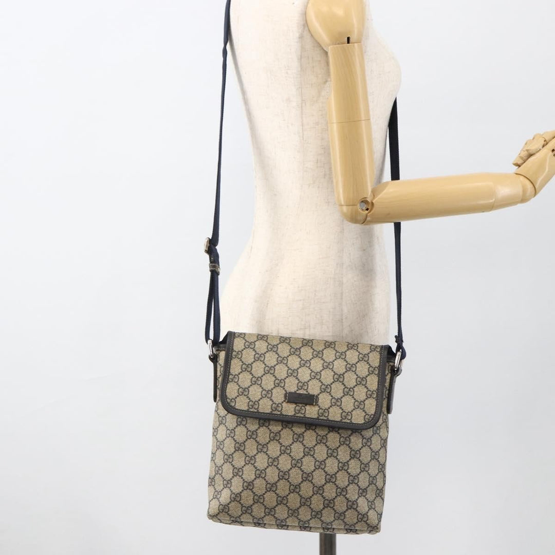 Gucci Flap Messenger GG Coated Canvas