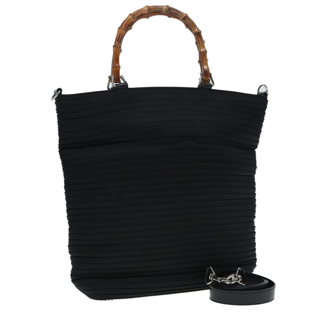 Gucci Vintage Bamboo Handle Bag Nylon