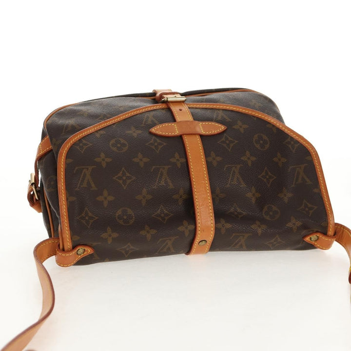 Louis Vuitton Saumur Handbag Monogram Canvas