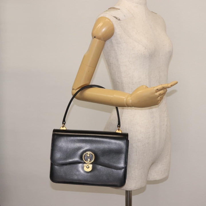 Gucci 1973 Flap Top Handle Bag Leather