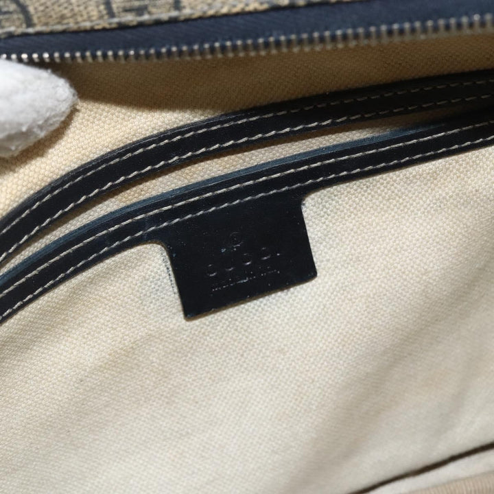Gucci Double Pocket Messenger Bag GG Coated Canvas
