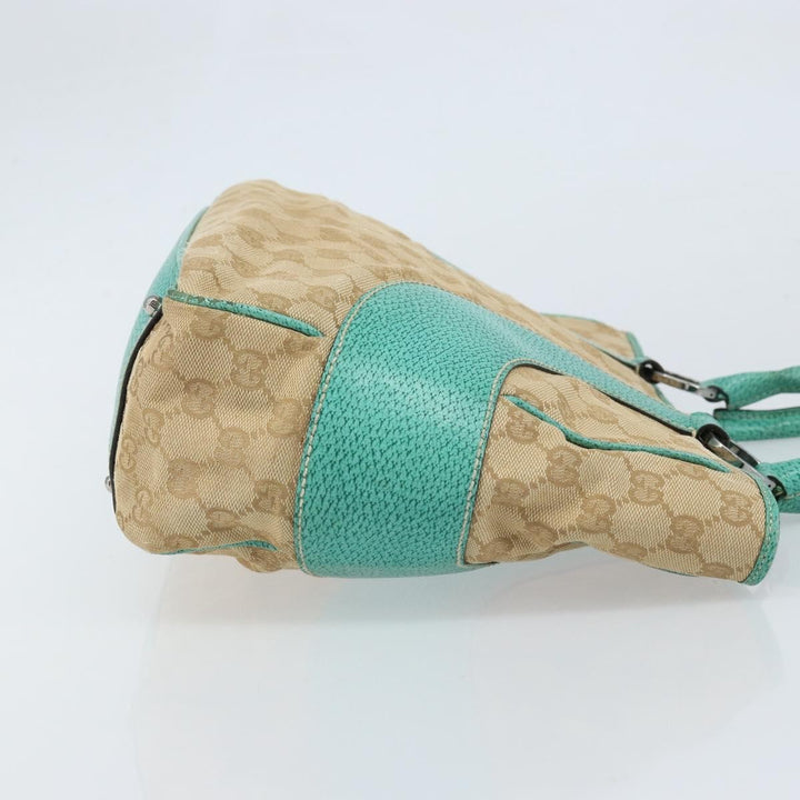 Gucci Vintage Ring Tote GG Canvas with Leather