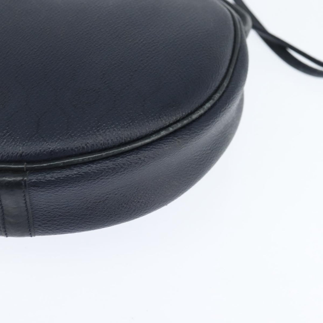 Christian Dior Vintage Honeycomb Shoulder Bag Canvas and Leather