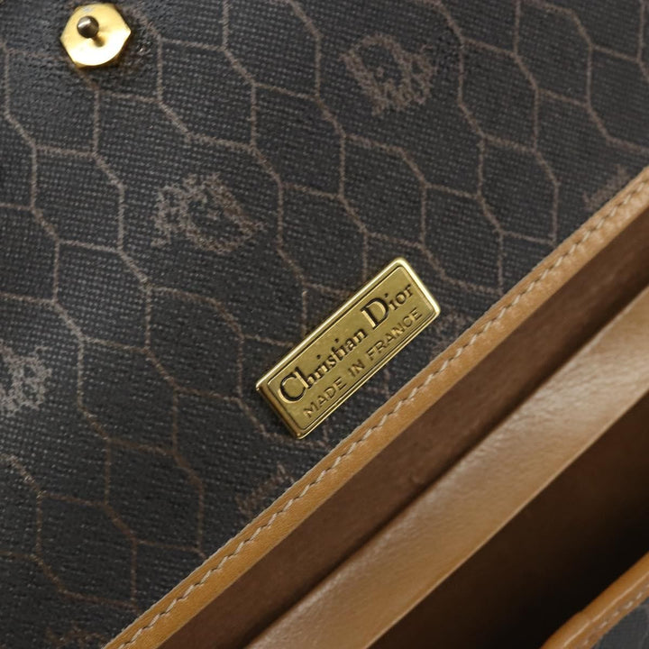 Christian Dior Vintage Honeycomb chain Canvas