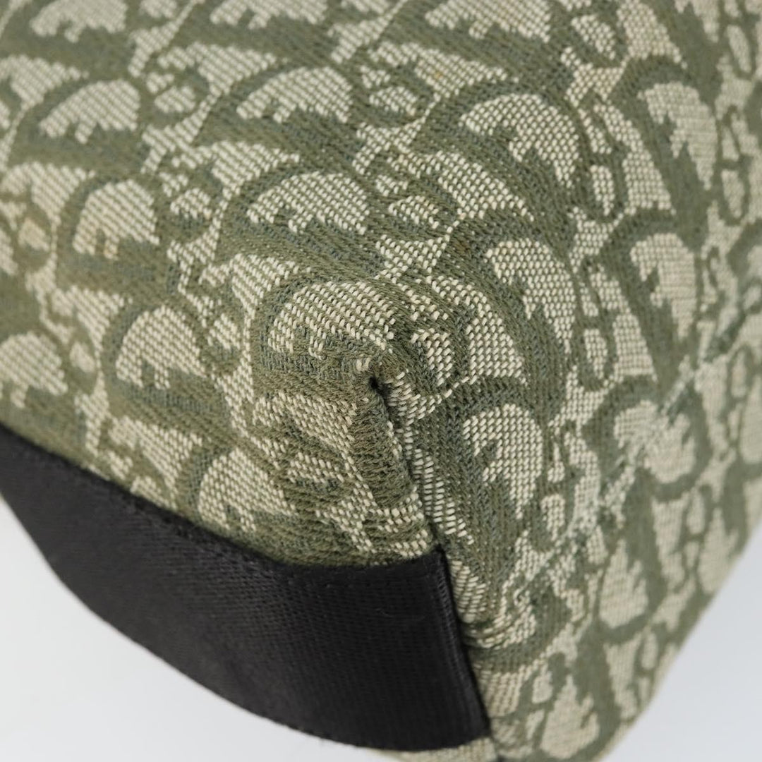 Christian Dior Vintage Trotter Shoulder Bag Canvas