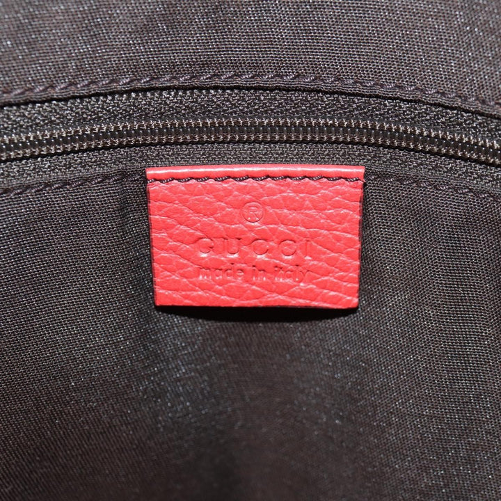 Gucci Grand Prix Interlocking GG Tote Grainy Leather