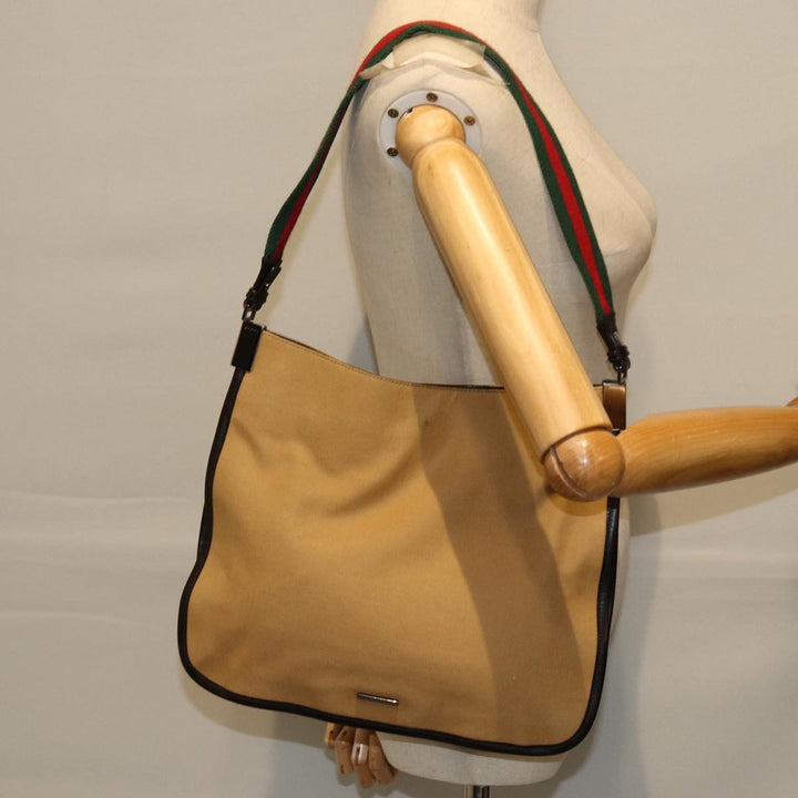 Gucci Vintage Shoulder Bag Canvas