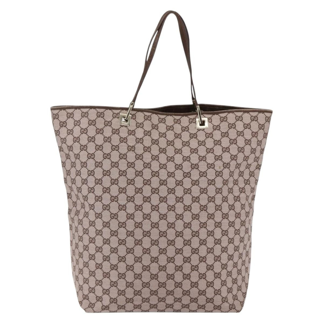 Gucci Vintage Bucket Shopping Tote GG Canvas