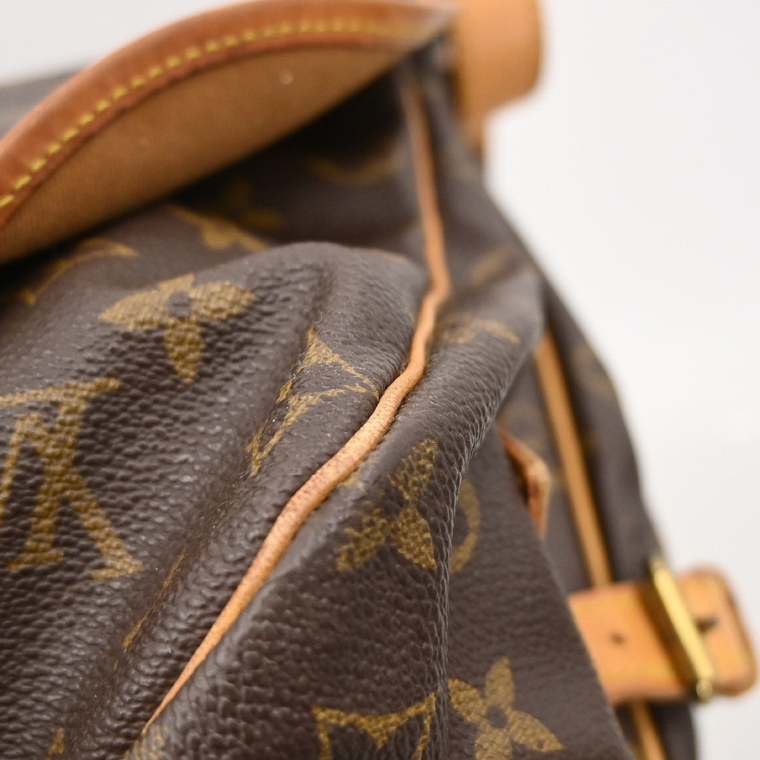 Louis Vuitton Saumur Handbag Monogram Canvas