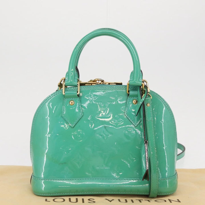Louis Vuitton Alma Handbag Monogram Vernis
