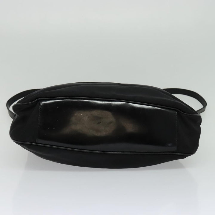 Gucci Vintage Bamboo Handle Open Hobo Nylon