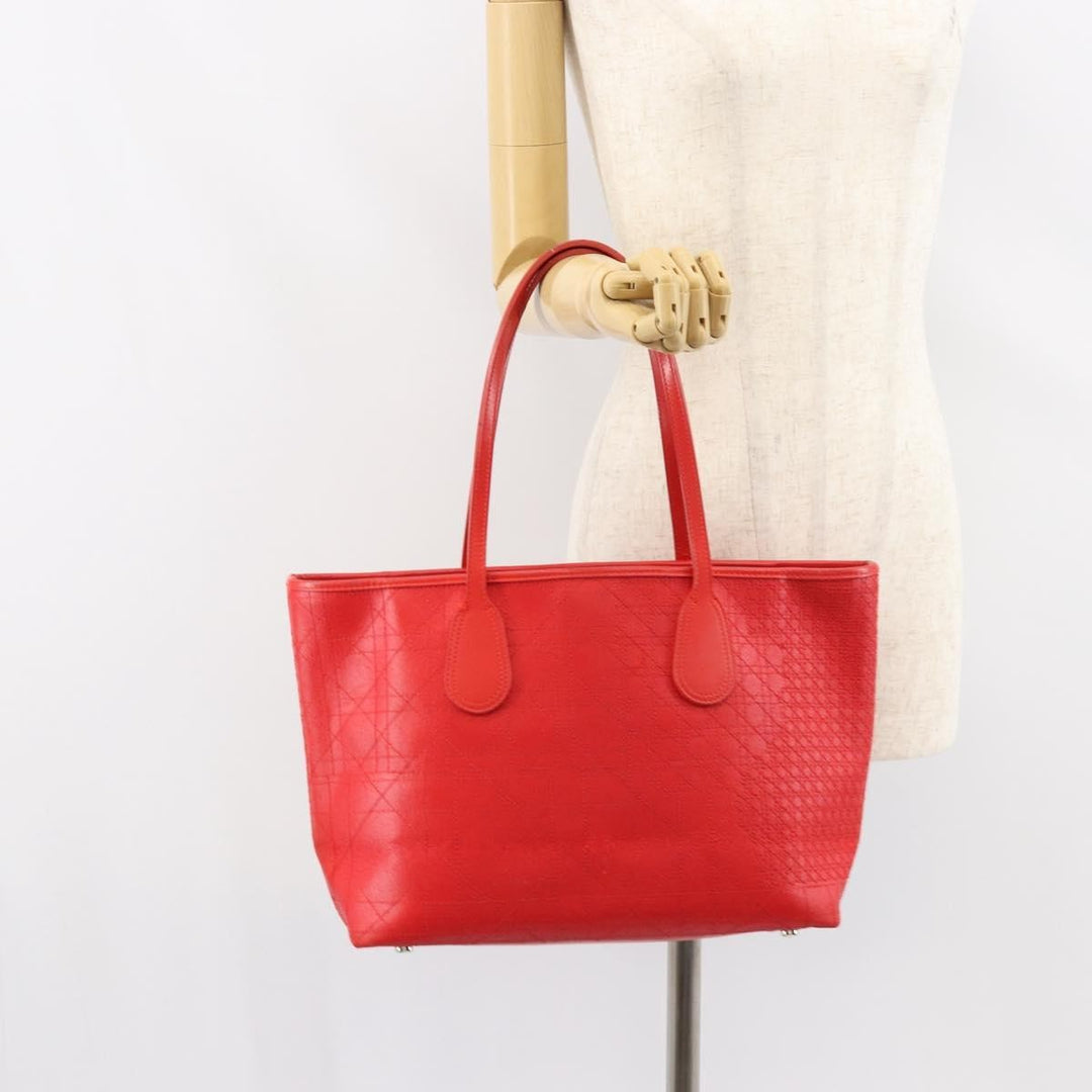 Christian Dior Panarea Tote Printed Cannage Quilt Canvas