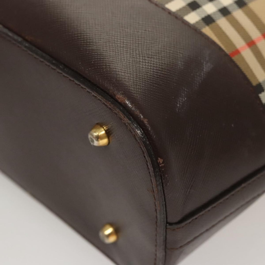 Burberry Nova check Shoulder bag Canvas and Leather