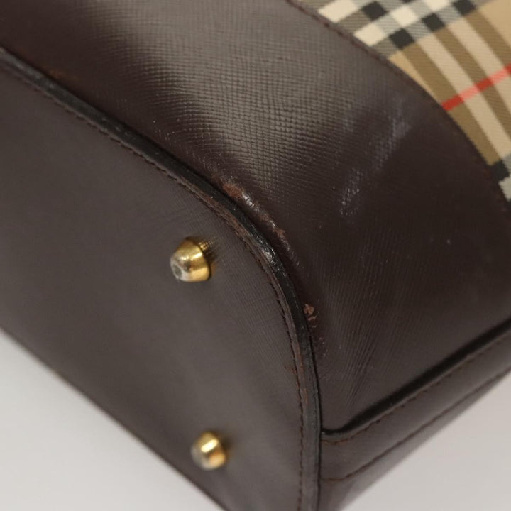 Burberry Nova check Shoulder bag Canvas and Leather